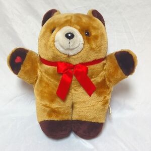 Teddy-Tech Vintage 1990 Cough Buddy Teddy Bear Post  Surgery Plush Pillow 12"